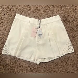 Cinq à Sept Crochet Lace Corinna Shorts